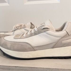 Common Projects Track Classic Leather And Suede-trimmed Ripstop